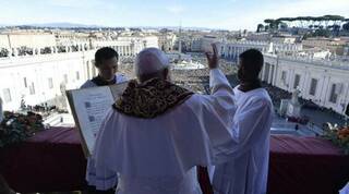 Video: Bendición Urbi et Orbi del Papa en la Natividad del Señor 2018