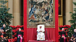 El Papa Francisco alienta: “Que la gratitud, la conversión y la paz sean los dones de esta Navidad”