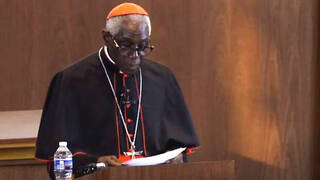 Cardenal Sarah denuncia el mal del “ateísmo práctico”. Video y texto completo de la reciente conferencia